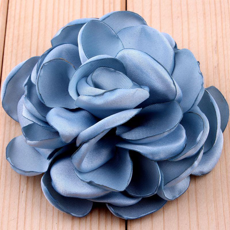 5pcs/lot 8CM 20 Colors Newborn Vintage Soft Artificial Fabric Flowers Bouquet For Wedding Bride Garland Home Flores Cloth Hat