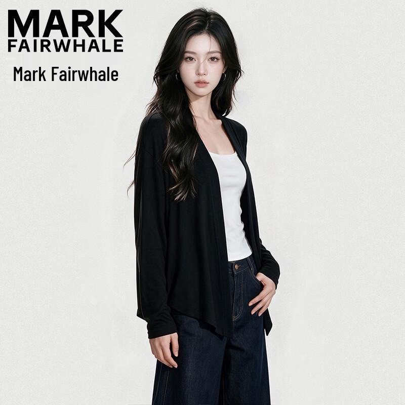 MARK FAIRWHALE Women's Casual Long-Sleeve Open-Front Cardigan