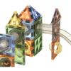 Magnetic Construction Blocks Luminous Ball Track Roller Coaster Set 69 Pcs.