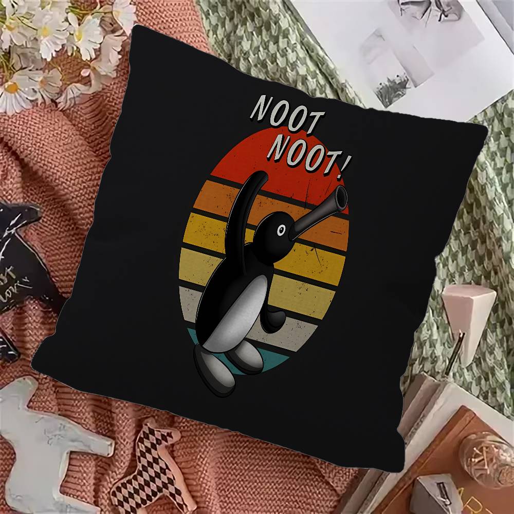 Pingu Pinga Penguin Cushion Cover Pillow Cover Decor Pillowcase Printed Cushion Case for Couch