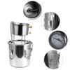 304 Stainless Steel Distiller Moonshine Still Alcohol Mashine Home DIY Brewery Whisky Water Wine Brewing Kit Wine Making Boiler 11L