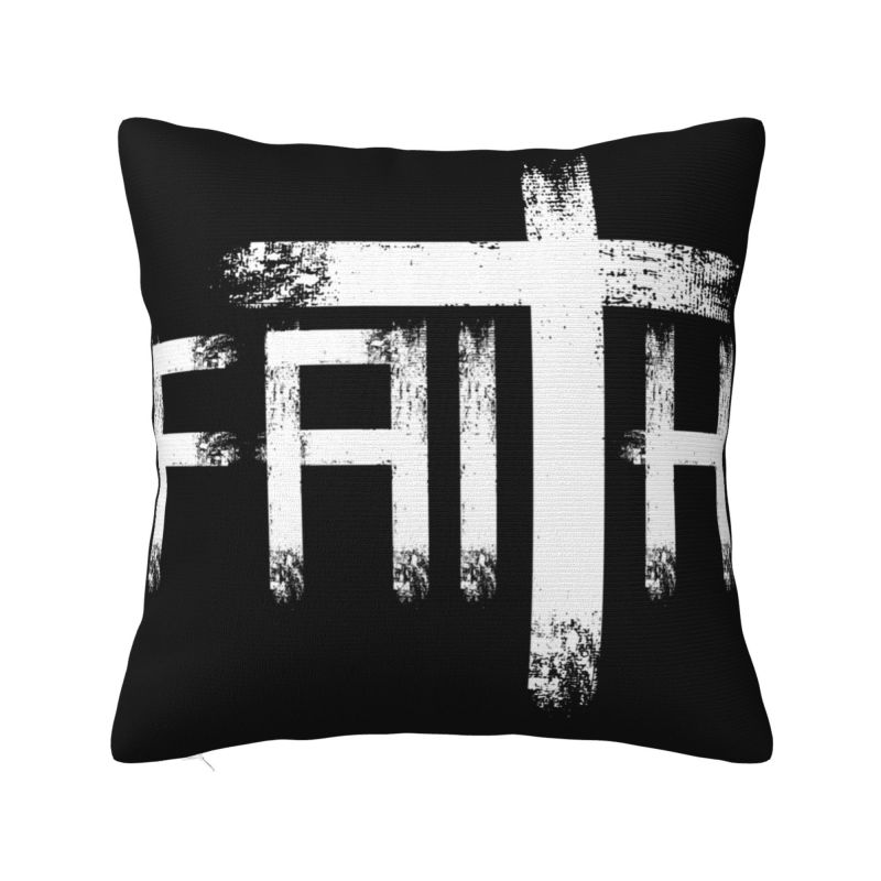 Jesus Saved My Life Cushion Covers Christian Religious Faith Velvet Luxury Pillows Decor Home