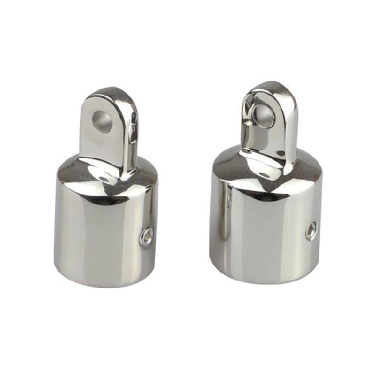 Boat Bimini Top Fitting Deck Hinge Slide Cap Pipe Eye End Cap External Eye End