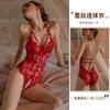 Xianyi Sexy Lingerie Sexy Lace Backless Open Onesie Deep V Perspective Passion Suit Midnight Temptation 423