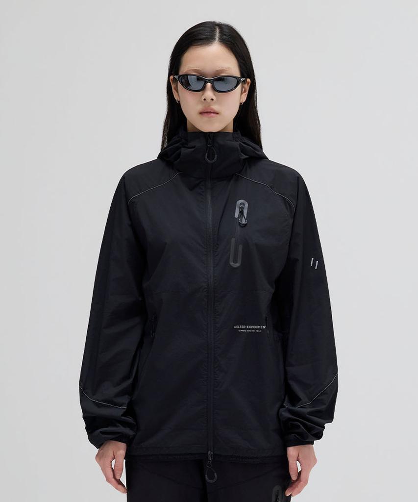 Welter Experiment Light Packable Windbreaker_Black_Wol058
