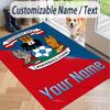 Custom Text Printed Rug Coventry City FC Non Slip Floor Carpet For Home Room Decor