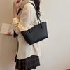 Woven Tote Bag for Women Large Woven Handbag Soft Leather Shoulder Bag Work Shopper Travel Tote Bag with Purse KTB