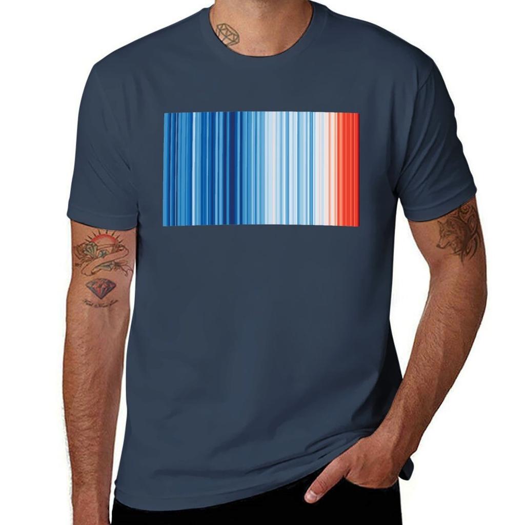 Earths Climate Barcode TShirt Summer Holiday TShirt