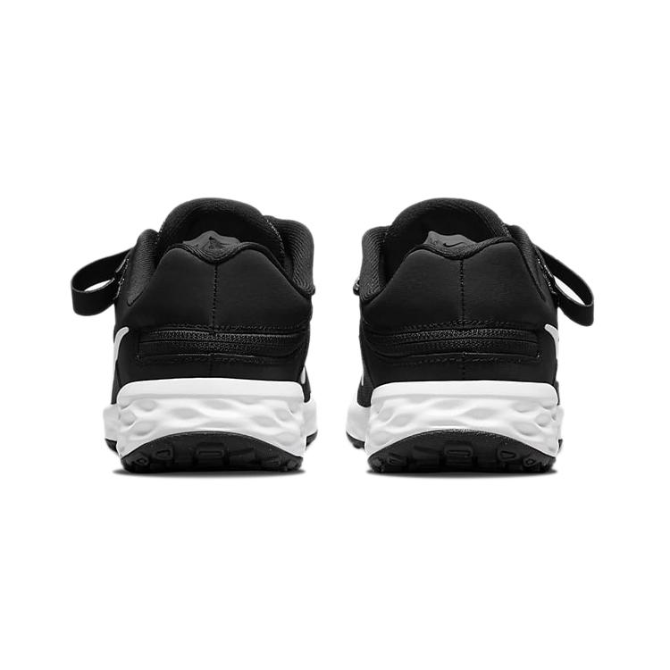 New Nike REVOLUTION 6 FlyEase Low Top Kids' Running Shoes Black White Children Aged 3 7 Years Old DD1114-003