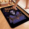 Dark Gothic Skeleton Bishop Rectangular Rug Soft Nonslip Carpet For Hallway Doorway Kitchen Home Decor Great Holiday Gift