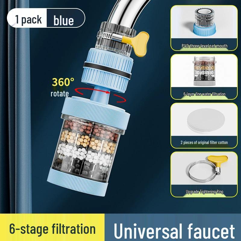 

Эксклюзив для новичков: Универсальный фильтр для крана против брызг и кухонный очиститель воды