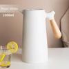 2024 1L Large Capacity Thermos Nordic Thermal Insulation Kettle Household Thermal Insulation Pot Glass Liner Thermos Hot Water Bottle for