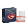 Silicone Dentures for No Teeth Dentures False Teeth Full Set Upper Lower Dental Veneers Temporary Cover Whitening Denture Braces