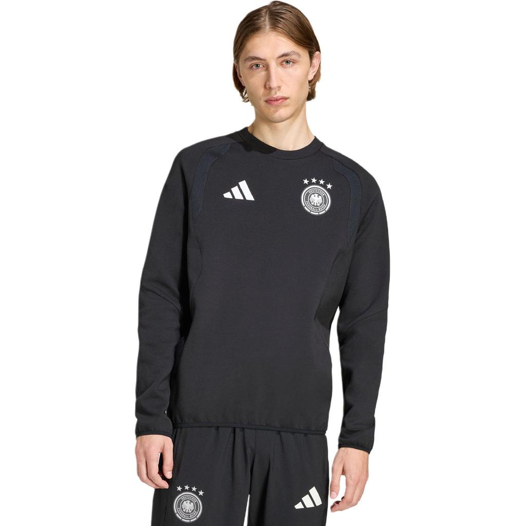 adidas Sweatshirts Men's Black Crew Neck Moderate JZ9328