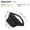 TRIWONDER MOLLE Waist Waist Hip Airsoft Tactical Military Water Bottle Smartphone for Men and Outdoor Tactical Fanny Pack Waist Bag Bag, Pouch, Bag,