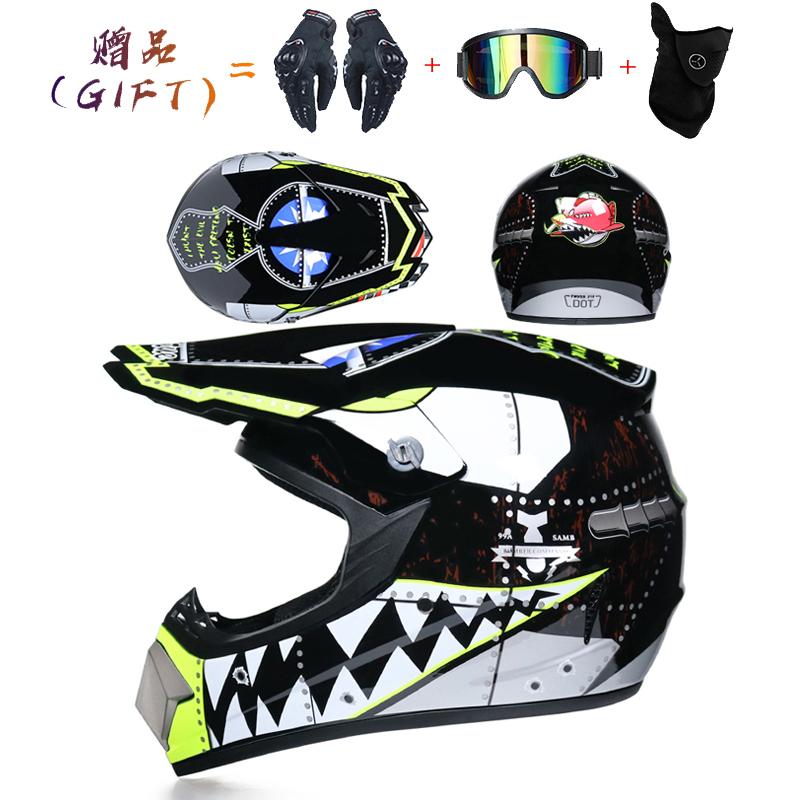 Safety Motocross Helmet Casco Motocross Bicycle Downhill Capacete Atv Cross Helmet Child Motorcycle Helmet Dot Abs 1Kg Unisex