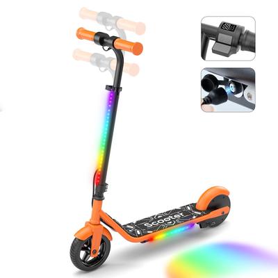 K2Pro Kids Electric Scooter 150W 2.6Ah Battery 3-Speed 5-16KM/H LED Light Deck & Stem Max Load 70KG Electric Scooter for Children
