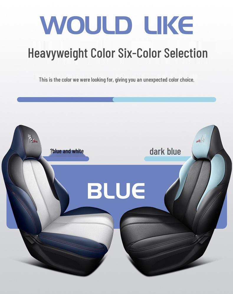 BYD Yuan Plus All-Season Leather Car Seat Covers, Full Wrap for Five Seats