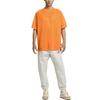 T Shirts Men's Bright Orange Crew Neck Moderate Straight Fit DX0157-885