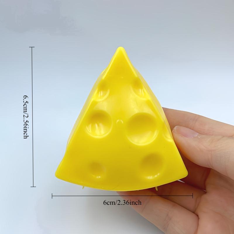 Zachte Vormbare Knapperige Kaas Squishy Bal Zonder Terugslag Kaas Bouwstenen Fidget Speelgoed Schattige Voedselvormige Stressverlichters Vent Speelgoed