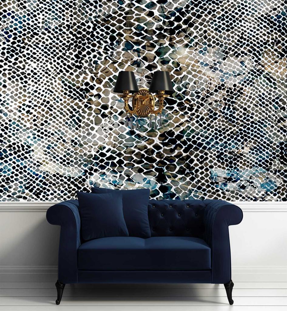 Wallpaper Imitation snakeskin