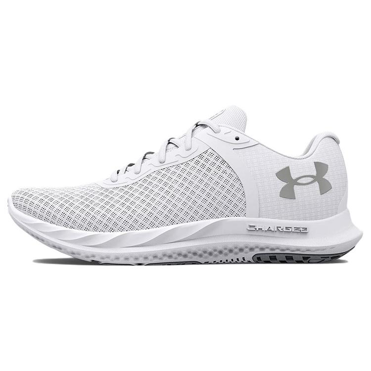 (WMNS) Under Armour Charged Breeze  White Metallic Silver  Women s 3025130-100 EU 38.5