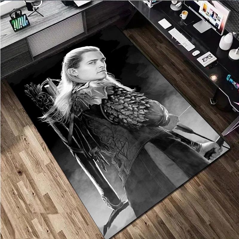 The Lord Of The Rings Carpet Office Decorative Carpet For Living Room Bedroom Door Mat Floor Rug Computer Chair Area Rug