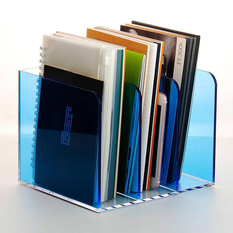 Adjustable Multifunctional Desktop Organizer Document Letter Tray Holder Paper Storage Rack Office Desk Accessories Supply Box