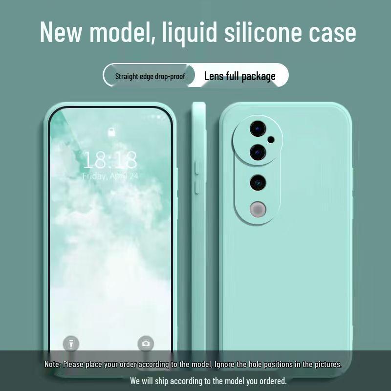 Vivo V40 Pro 5G Liquid Silicone Solid Color Drop-Proof Case