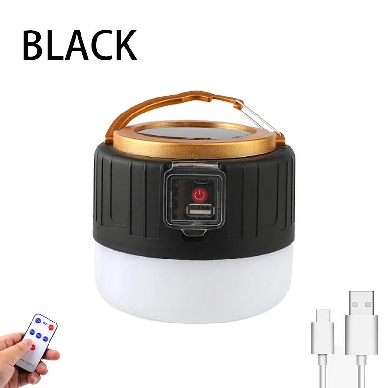 Powerful USB Rechargeable LED Camping Lights Built-in Battery Outdoor Camping BBQ Tents Hanging Lantern Emergency Power Bank