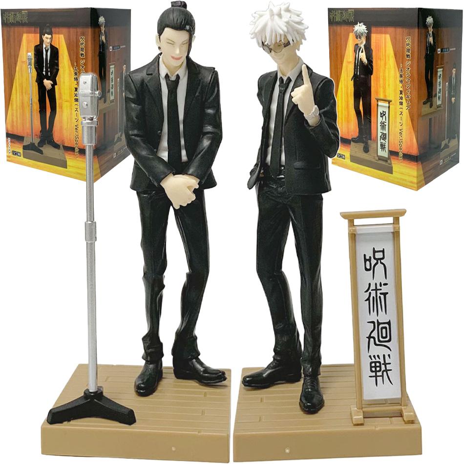 Jjk 17Cm Anime Figure Geto Suguru Gojo Satoru Action Figure Geto Suguru Gojo Satoru Figurine Doll Pvc Model Collection Toy Gifts