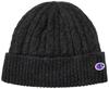Champion Knit Size Cm Cap, Fleece-Lined, Black, 492-0142, 57.0-59.0
