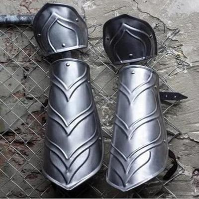 Medieval Eleven Bracers, Elf Fantasy Warrior Larp Clothing, ARM Protection, Medieval Knight, Pair of Larp Metal Bracers
