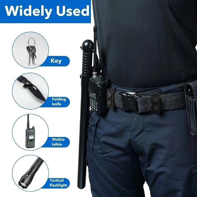 2/4/6Pcs Multi Functional Tactical Belt Double Nylon Buckle Portable Accessory Equipment Outdoor Sports Accessory Fixed Buckle