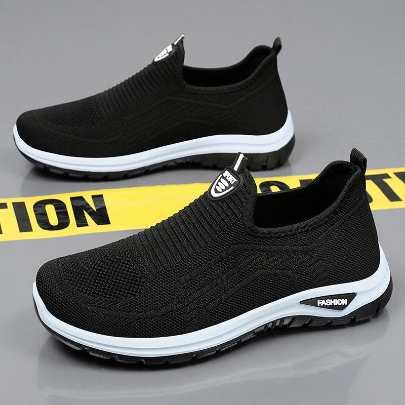 Men's Summer New Mesh Breathable Single Shoes, Couple's Walking Shoes