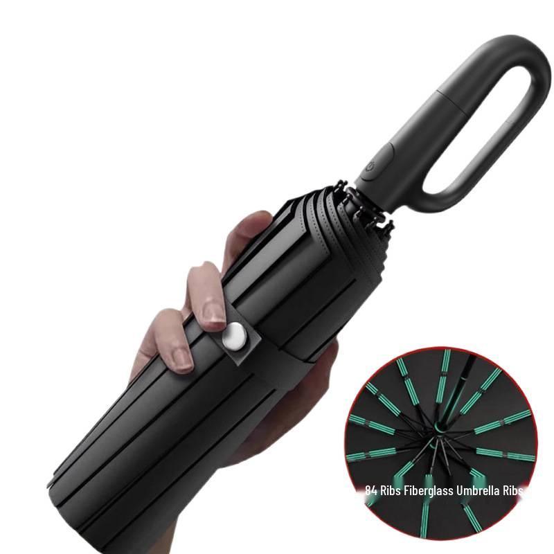 Men's Quick-Drying Windproof UV Protection Automatic Umbrella for Sun/Rain