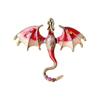 Retro Dragon Brooch - Elegant, Exaggerated, High-Grade Cartoon Pin for Women