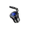 2022 Metal Dual 45W USB C Type C PD Fast Car Charger 12V/24V with Voltage/Power Display for SUV Motorcycle Truck Boat Bus RV ATV