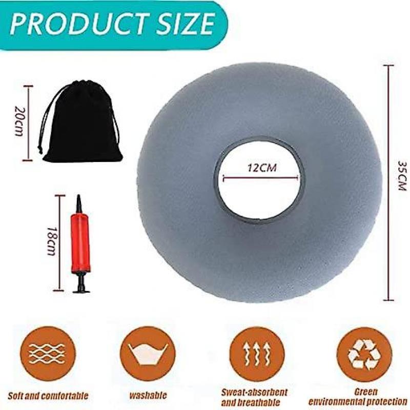 Seat Ring After Coccyx Orthopedic Seat Cushion Haemorrhoids Inflatable Ring Cushion With Pump Hardness Adjustable
