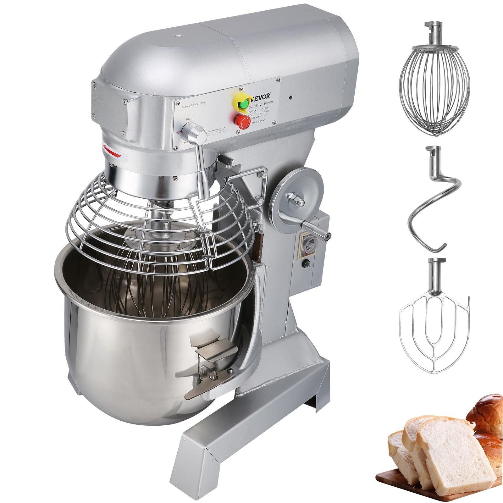 VEVOR rūpnieciskais virtuves mikseris 15Qt 600W