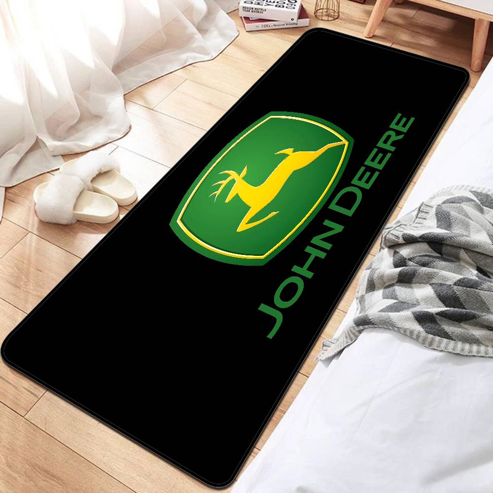 J-John Logo D-Deeres Floor Mat INS Style Soft Bedroom Floor House Laundry Room Mat Anti-skid Household Carpets