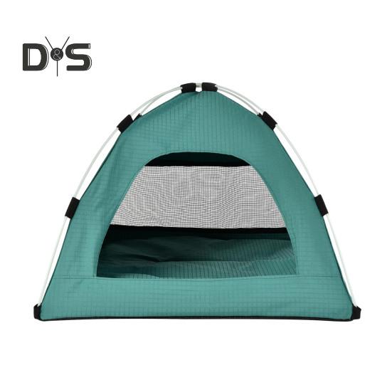 

Палатка для кошек, складная будка для щенков, крытый и открытый домик для домашних животных, крутая палатка для кемпинга для кошек и маленьких собак, кроликов зелёный