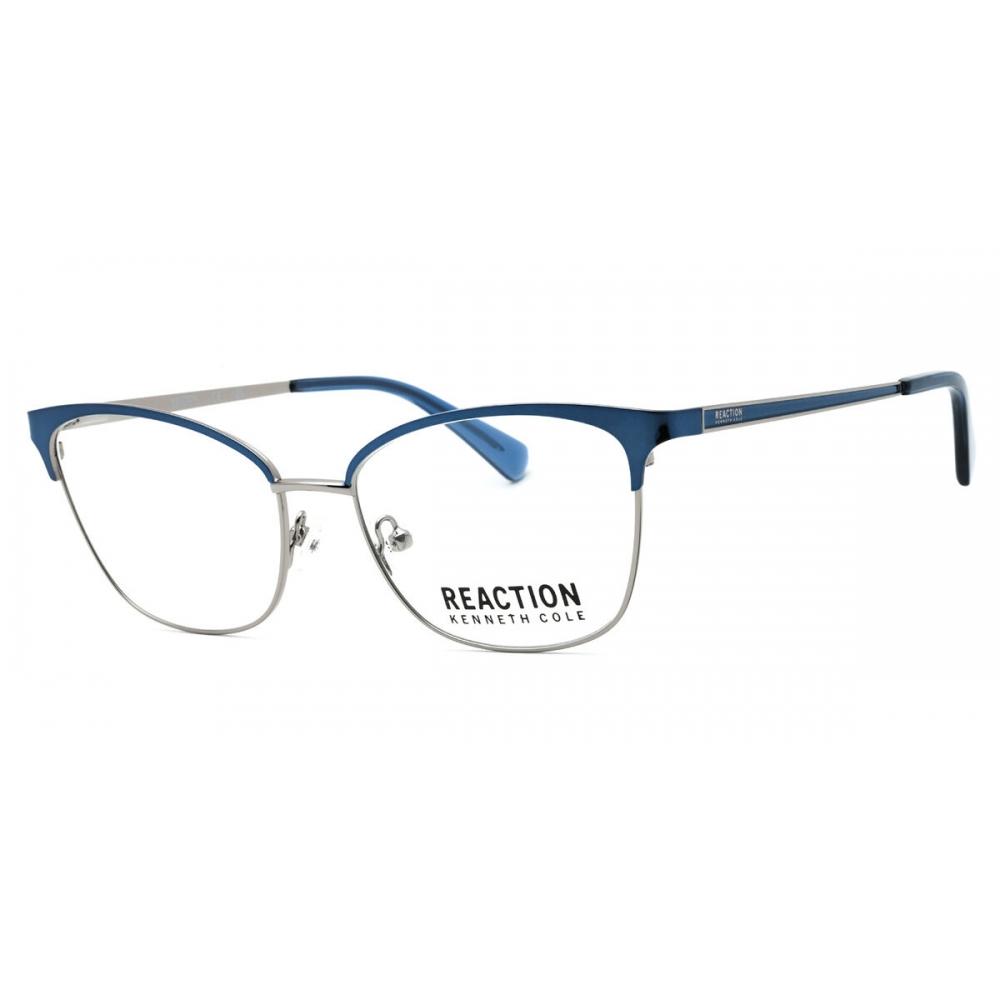 Kenneth Cole Kc0974 090 Women Eyeglasses Blue On Silver/55-17-140