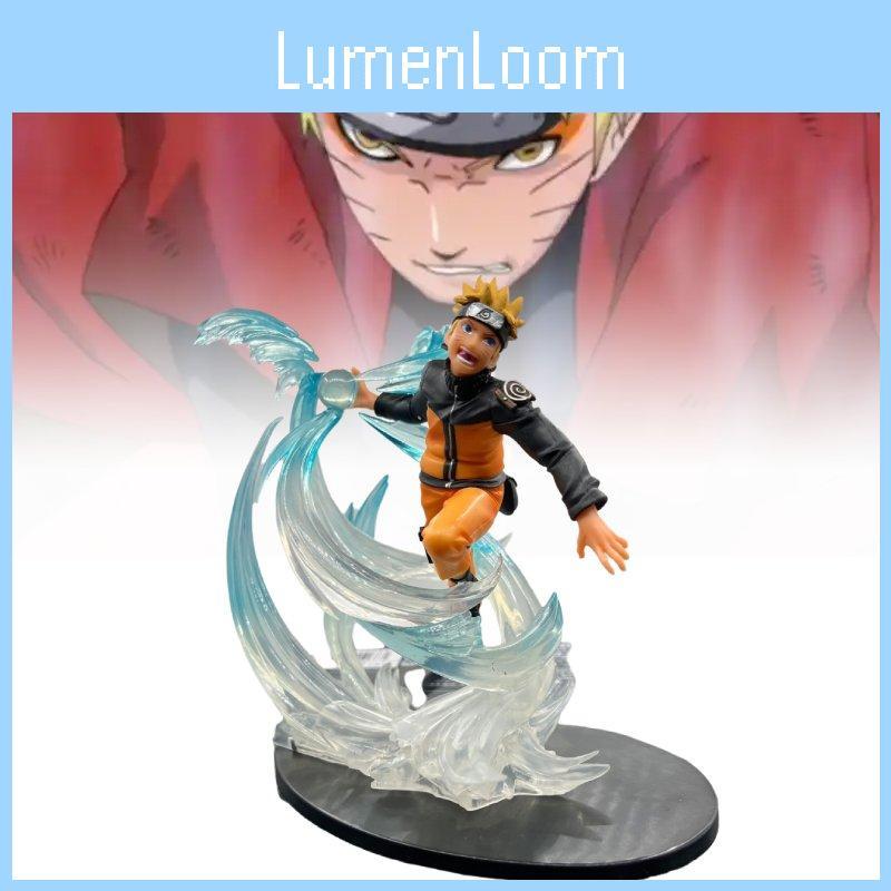 High Quality Naruto Uzumaki Spiral Battle Scene Pvc Figure 22x21x23.5cm Gift