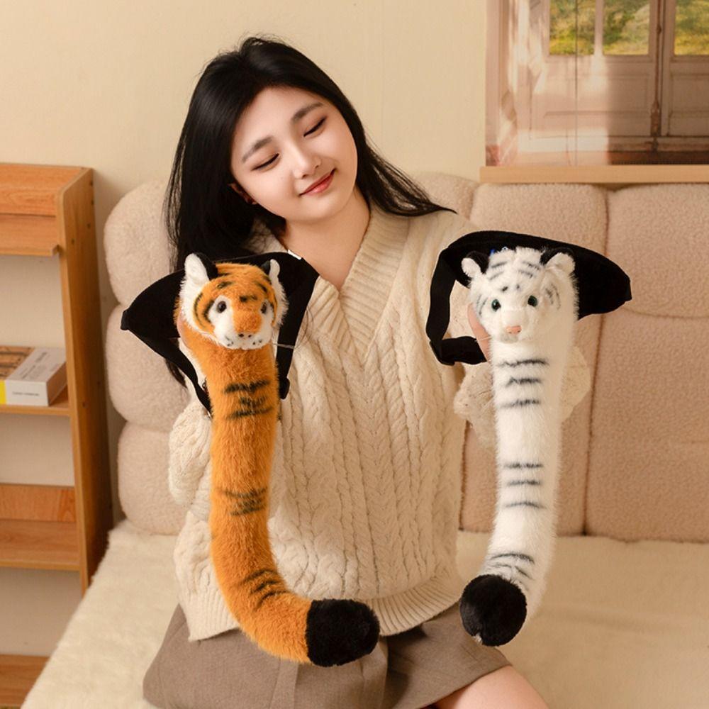 Schönes Tiger-Schwanz-Kostümzubehör Charmantes Design Tier-Schwanz-Requisite Geburtstag Cosplay