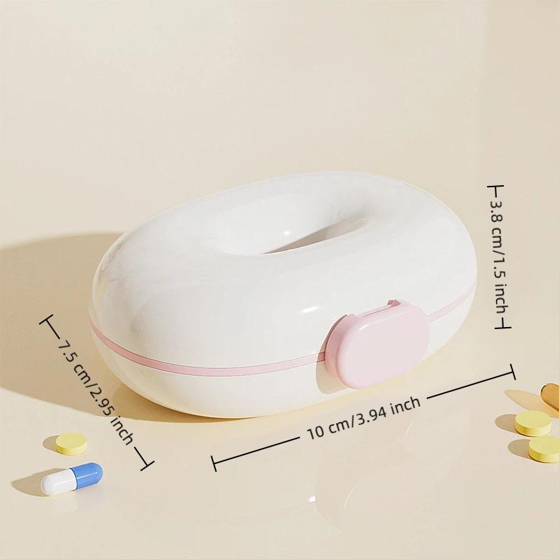 Portable Mini Medicine Box With 7 Grids Independent And Covered Packaged Pill Storage Box 7-Day Portable Vitamin Fish Oils Case