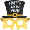 Okulary Złote Happy New Year Sylwester Nowy Rok