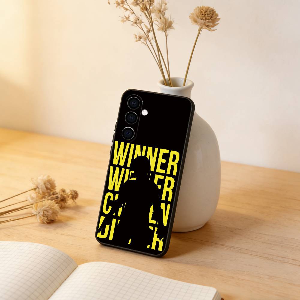 Game P-U-B-G Phone Case For Samsung Galaxy A73,A72,A71,A70,A53,A52,A51,Soft Silicone Black Cover