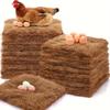 6PCS Nesting Liner Nest Box Chicken Mat, Nest Mat Box Liner, Chicken Coop Chicken Mat, Chick Mat Bird Nest Mat Rabbit Mat