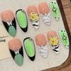 10pcs Hand Painted Gel Press Nails Beautiful Luxury Customized Design Handmade Press On Nails